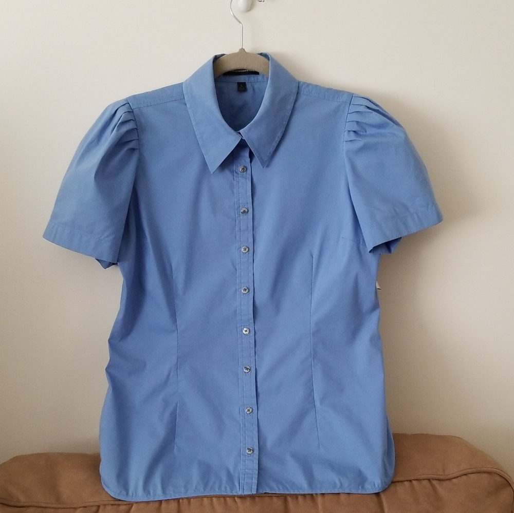 🆕️Express Design Studio Button Down Blue Blouse